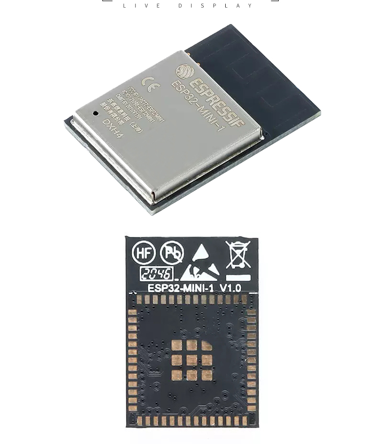 樂鑫信息科技公司官網(wǎng)ESP32-MINI-1-1/1U 2.4GHz Wi-Fi+藍(lán)牙?+低功耗藍(lán)牙模組無線通信模塊