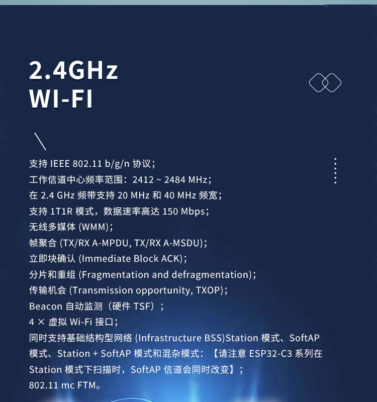 上海樂鑫官網(wǎng)ESP32-C3-WROOM-02 Wi-Fi+低功耗藍(lán)牙(Bluetooth LE)模組無線路由器的芯片